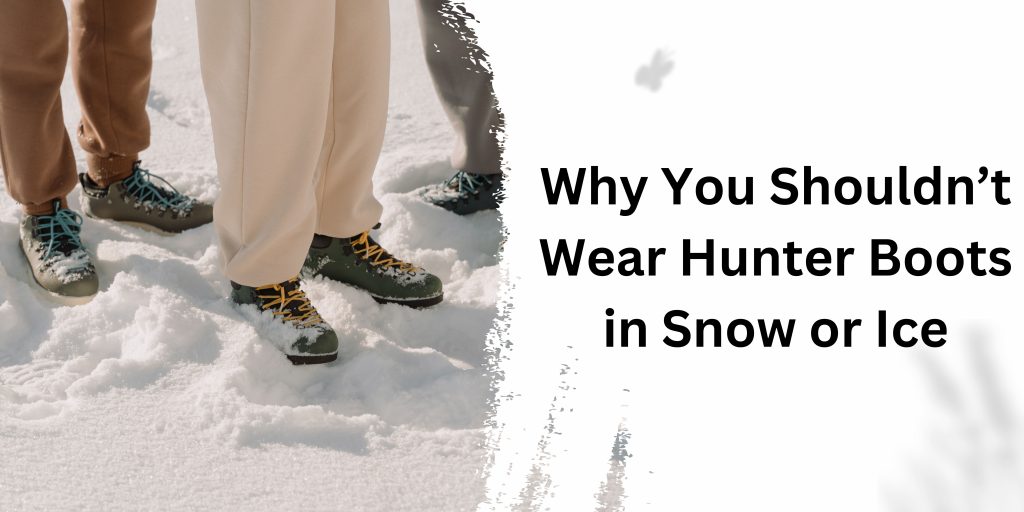 Why You Shouldn’t Wear Hunter Boots in Snow or Ice