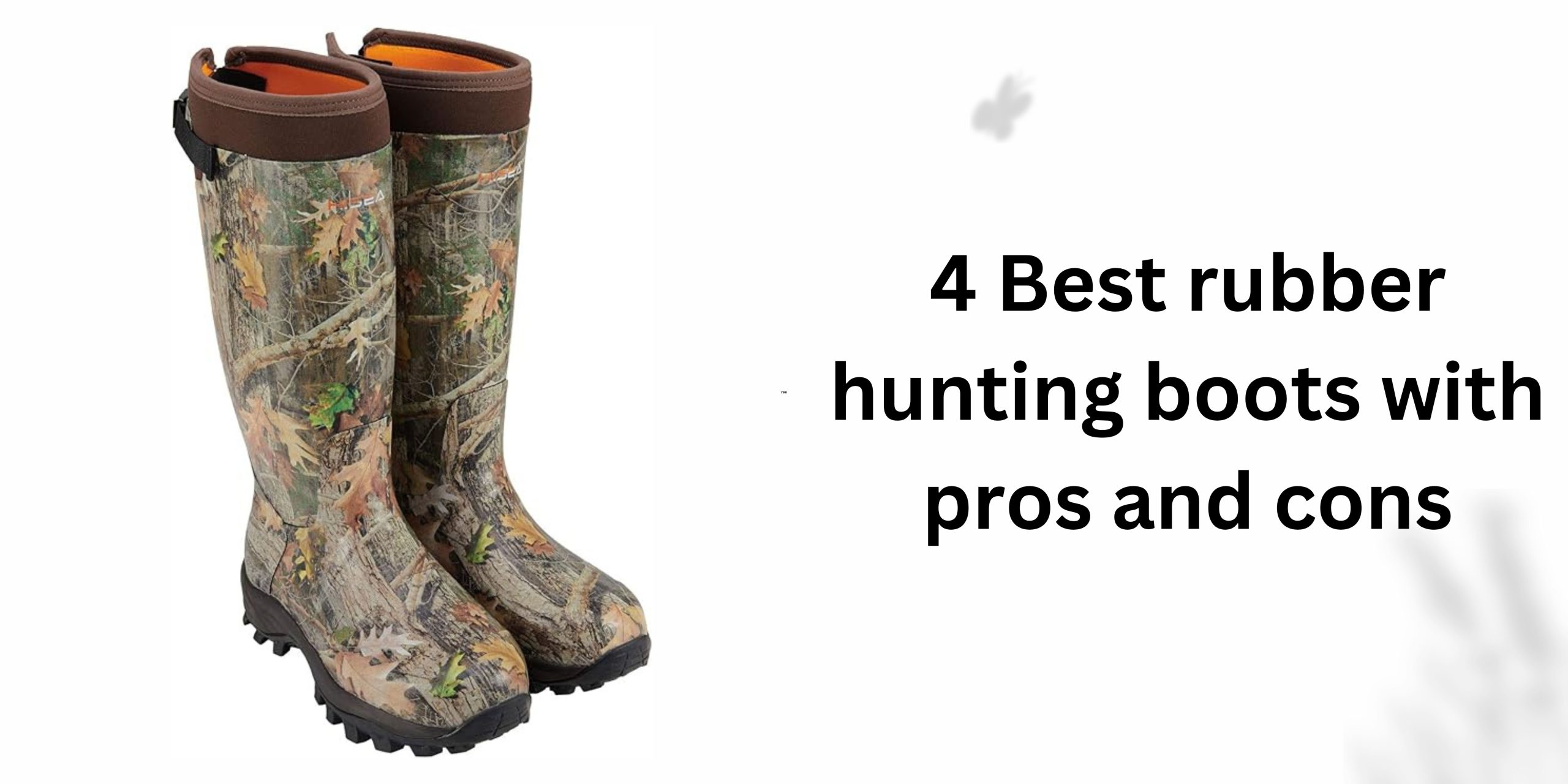 Best rubber hunting boots