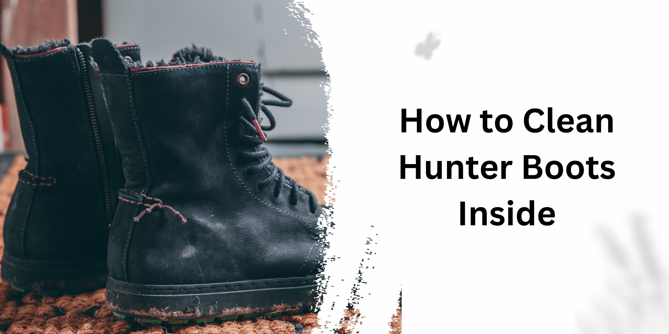 How to Clean Hunter Boots Inside